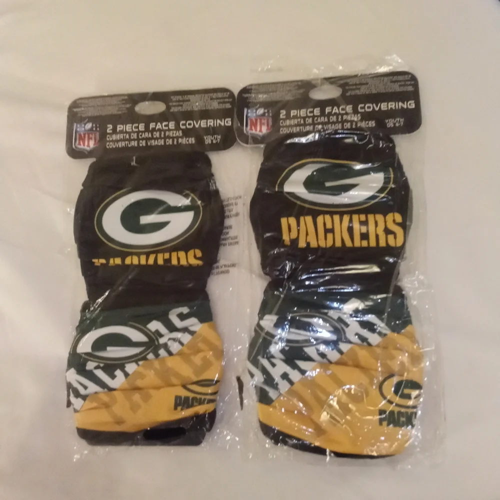 Green Bay Packers 2 piece Face Covering